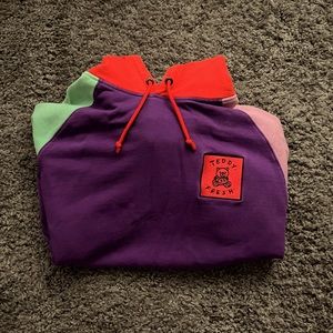 Teddy Fresh Color block hoodie